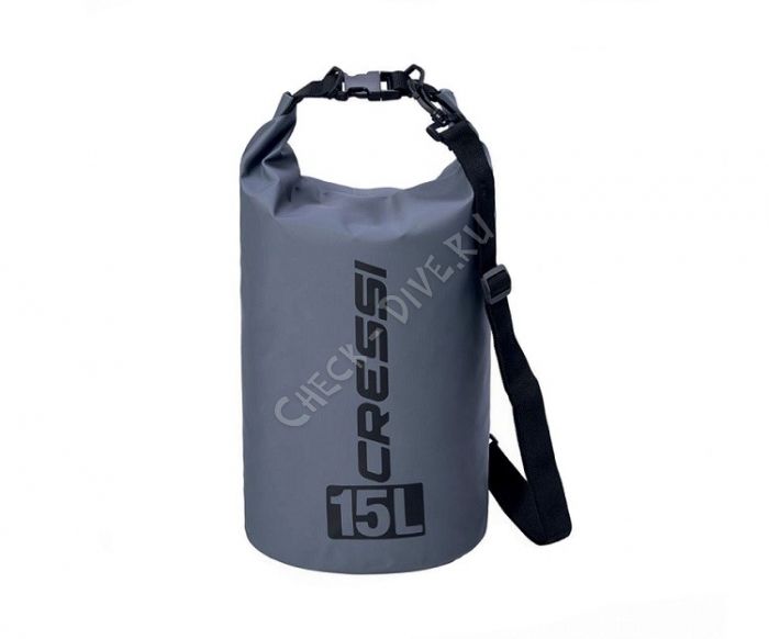 Гермомешок Cressi Dry Bag 15 л серый