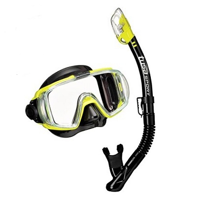 Комплект маска трубка Tusa Black Series UCR3125
