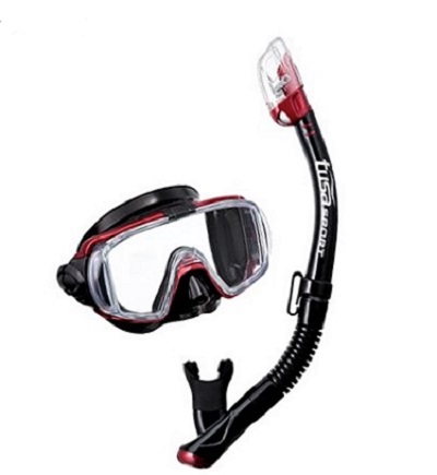 Комплект маска трубка Tusa Black Series UCR3125