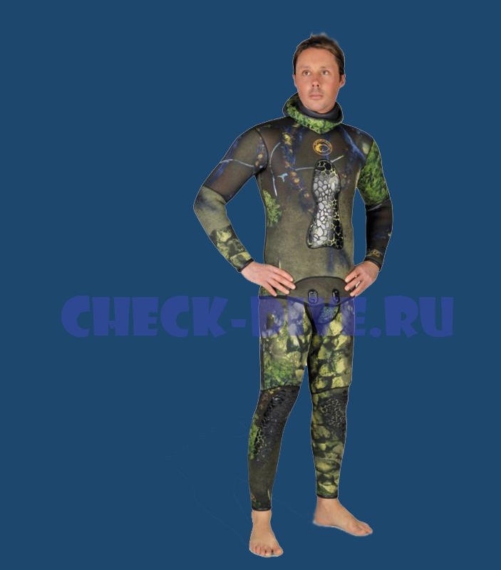 Куртка для костюма Sea Green 3D Camo 7мм