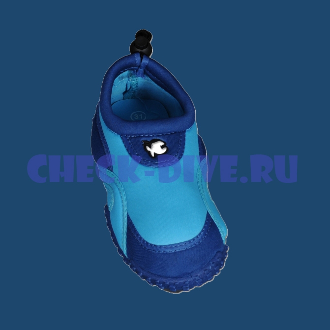 Тапки пляжные детские iQ Jolly Fish синие