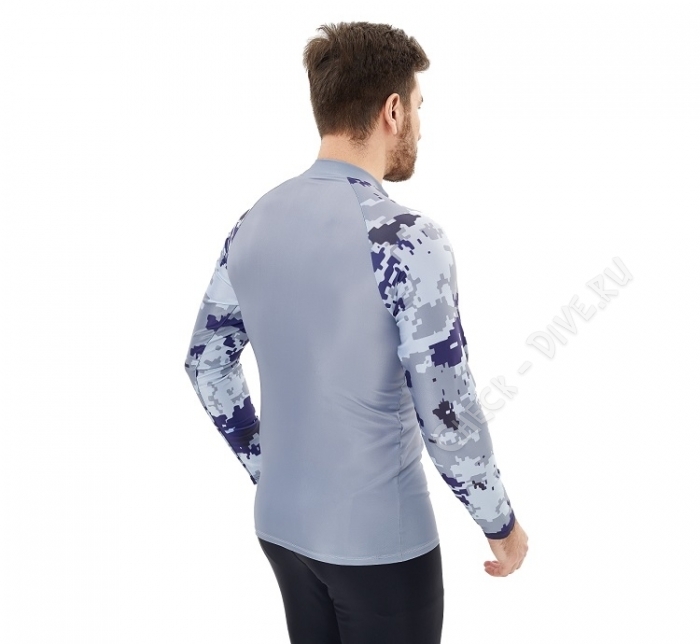 Гидромайка мужская Grey Wave UPF 50