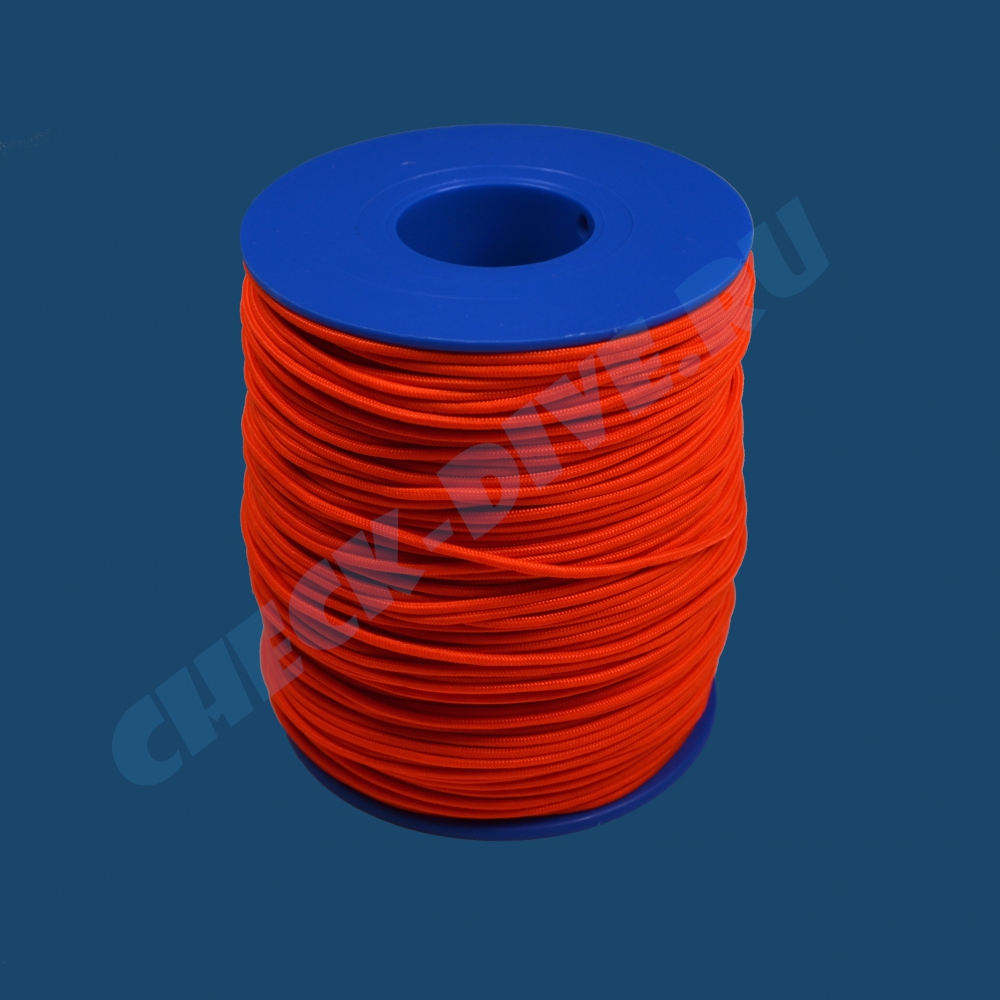 Линь Speardiver Dyneema 1.4мм красный 130кг