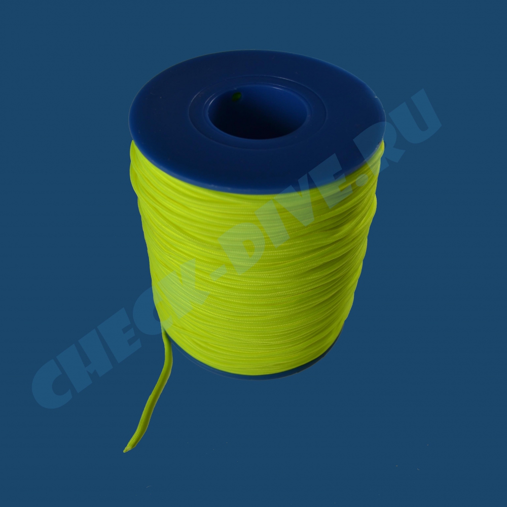 Линь Speardiver Dyneema желтый 1.4 130кг