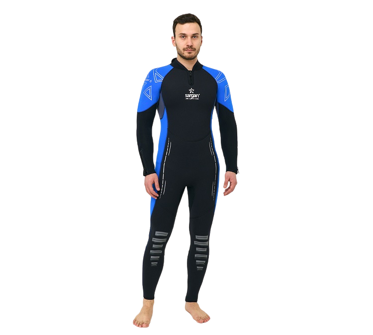 Гидрокостюм мужской Sargan Nero 2.0 Zipp 5 mm