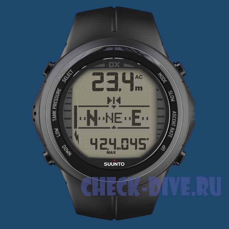 Компьютер Suunto DX Black elastomer