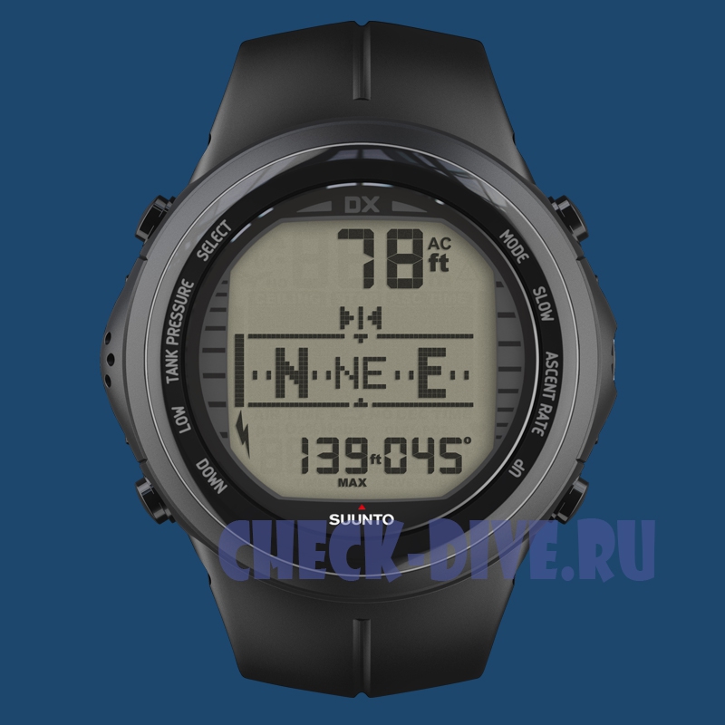 Компьютер Suunto DX Black elastomer