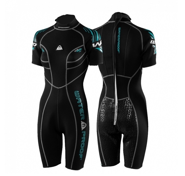 Гидрокостюм шорти Waterproof W30 Ocean Green lady