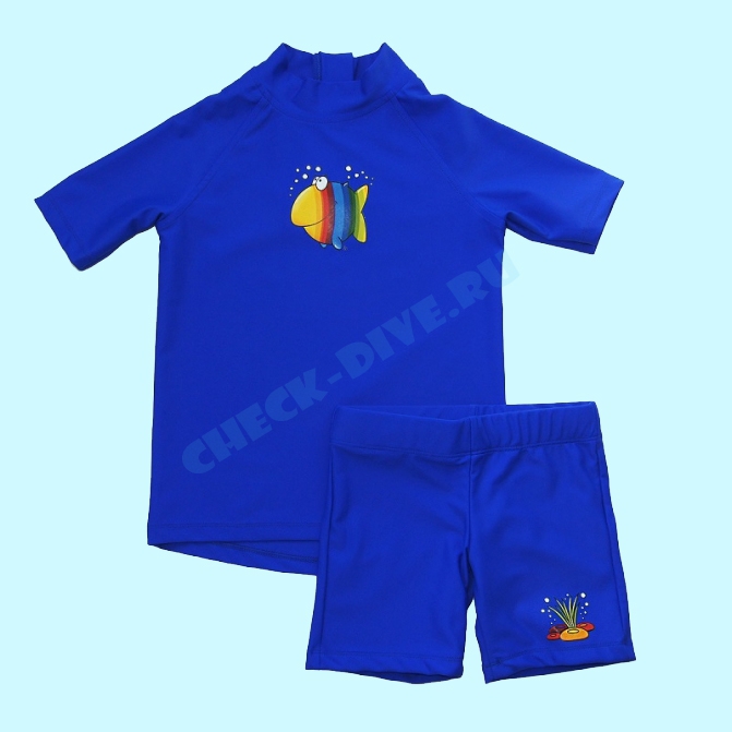 Комплект детский MiaCarlo, iQUV300+, футболка кор.рукав + шорты