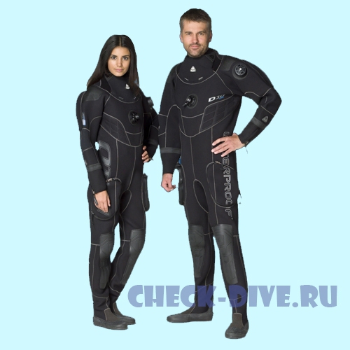 Сухой гидрокостюм Waterproof D10 PRO ISS мужской