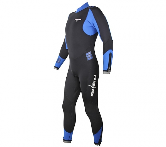 Гидрокостюм мужской FanDiver Dive Pro 5 мм моно