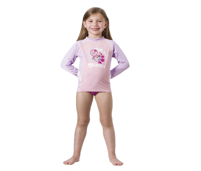 Гидромайка Mares Rash Guard Little Girl