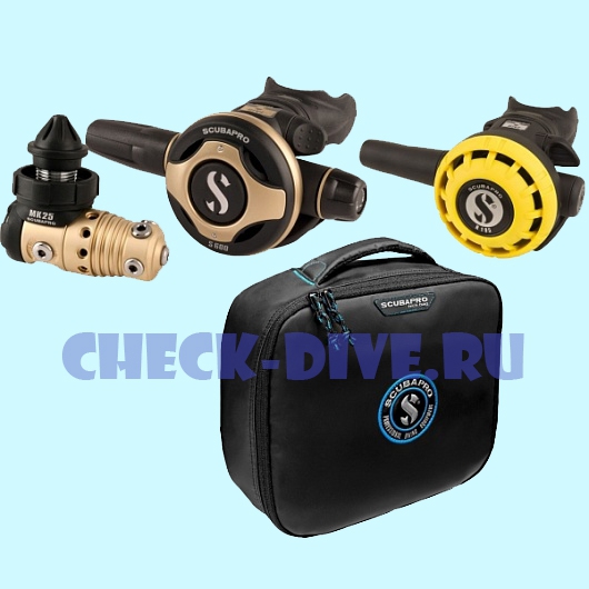 Комплект регулятор MK25 DIN/S600 Gold + R195