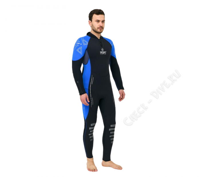 Гидрокостюм мужской Sargan Nero 2.0 Zipp 5 mm