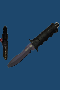 Дайверский нож QT-500-SAW-BL