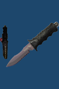 Дайверский нож QT-500-SAW-L