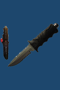 Дайверский нож QT-500-SAW-LS
