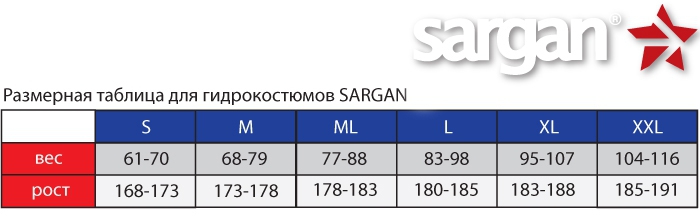 Гидрокостюм Сарган Урал песчаный 5 мм